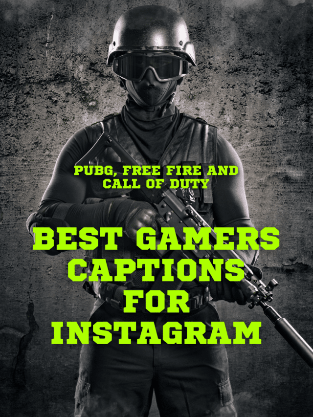 Gamer Quotes and captions for Instagram Reel, Stories and Posts